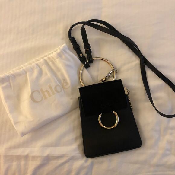 Chloe Black Faye small bracelet bag EUC with dust bag - Picture 7 of 9